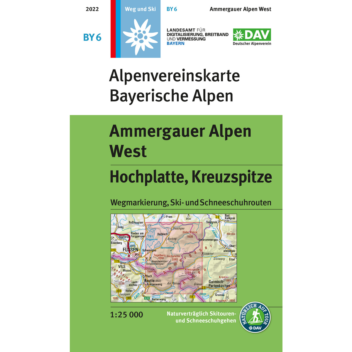 Image of DAV AV-Karte BY 6 Ammergebirge West