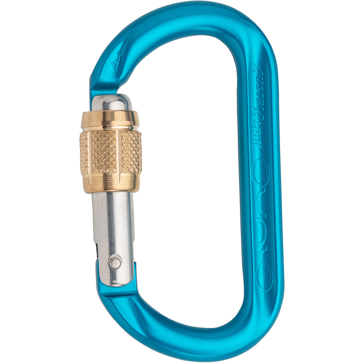 Image of Austrialpin Moschettone con ghiera a vite Ovalo GI Alu