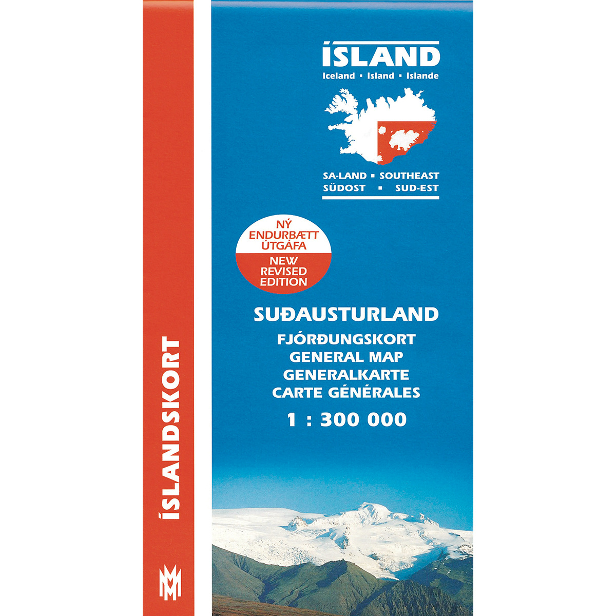 Image of Mal og menning Island Generalkarte Südost 300T