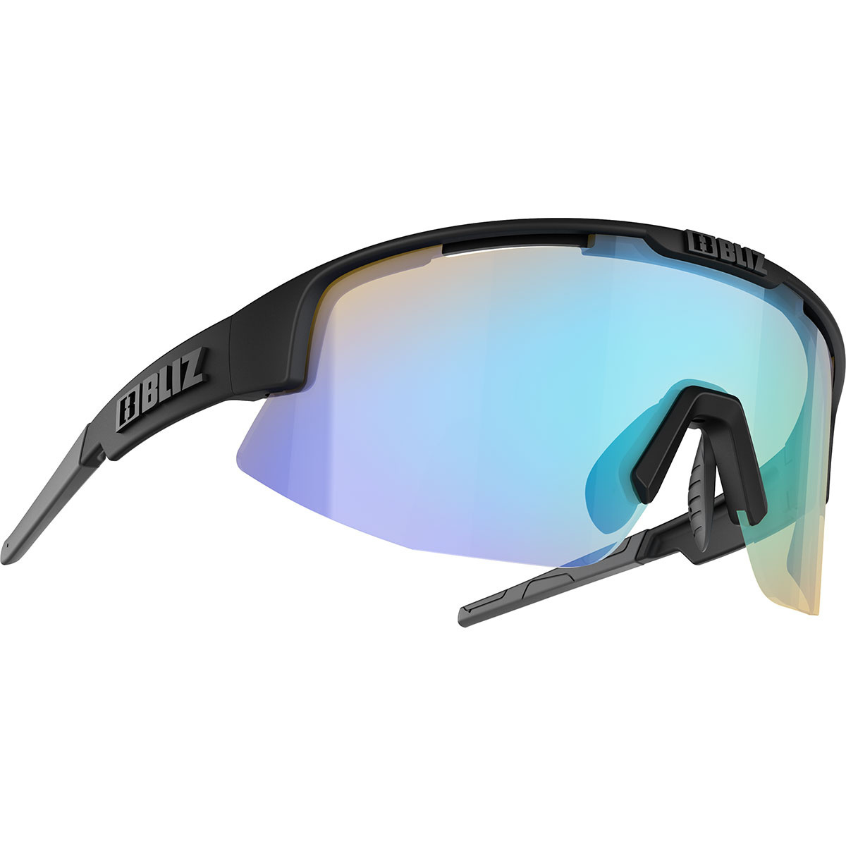 Bliz Matrix Small Nordic Light Sportbrille (Größe One Size, schwarz)