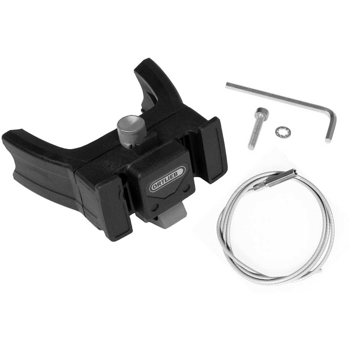 Ortlieb Handlebar Mounting-Set E-Bike (Größe ONE SIZE, schwarz)