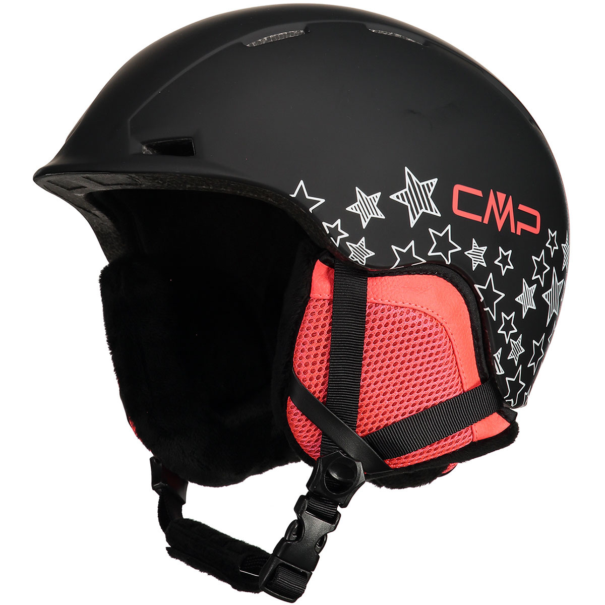 CMP Kinder XJ-4 Helm (Größe 48-52CM, schwarz)