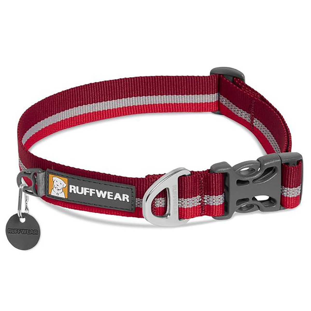 Ruffwear Crag Collar Hundehalsband (Größe 28-36cm, cindercone red)