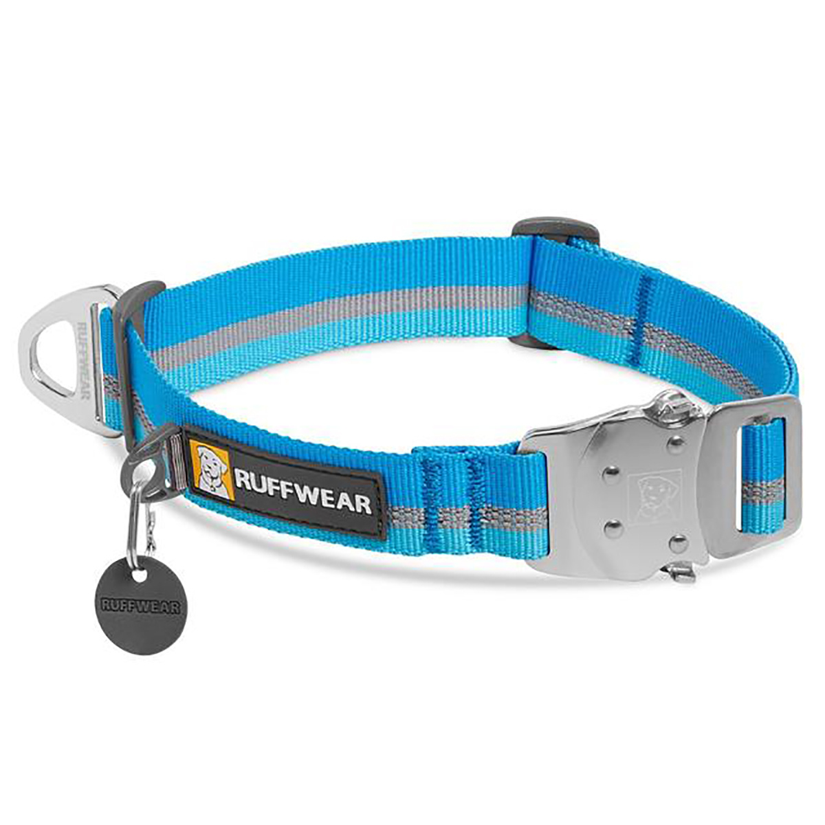 Ruffwear Collare per cani Top Rope Collar (Taglia 28-36cm, Blu)