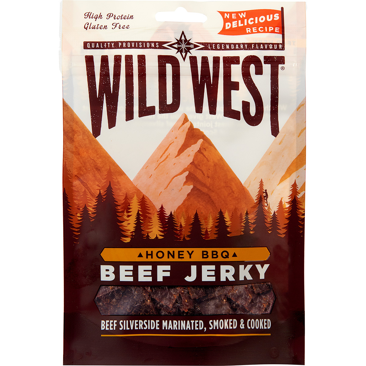 Wild West Jerk Beef Jerky Honey (Größe 70G)