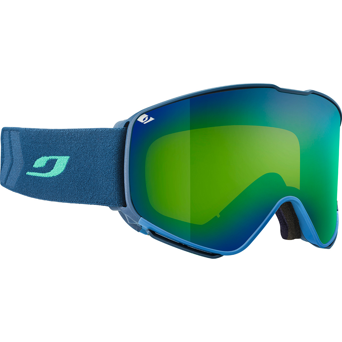 Julbo Lunettes de ski Quickshift OTG Spectron 3 (taille One Size, Bleu)