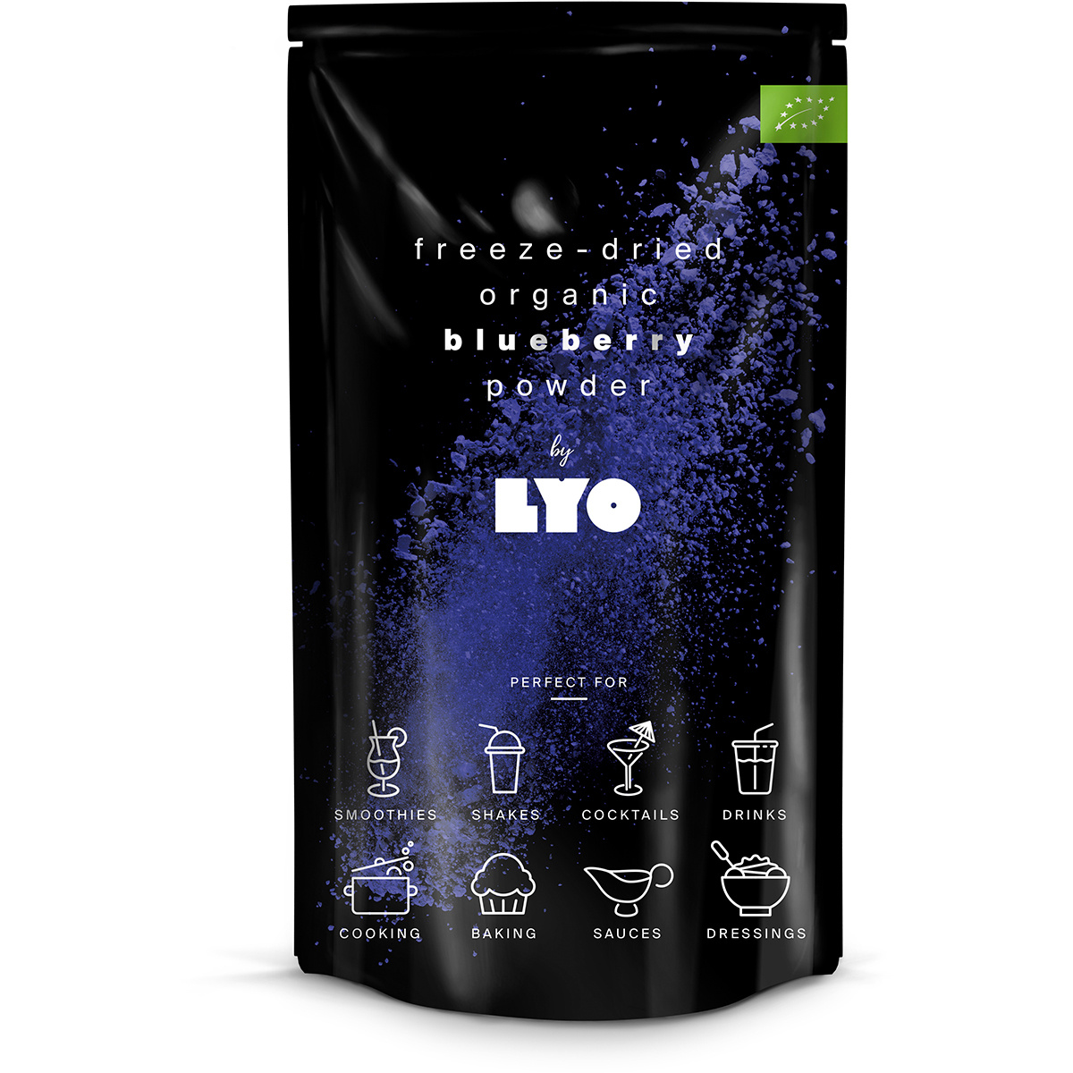 Lyofood Polvere di mirtillo biologico (Taglia 50g)