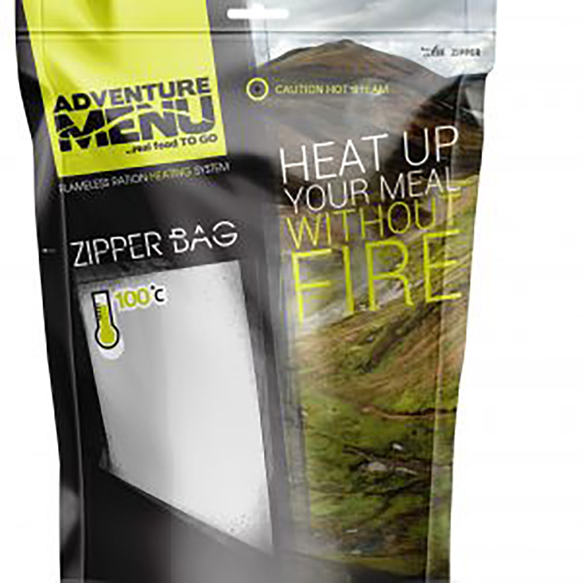 Adventure Menu Zipperbag (Größe 30 g, schwarz)