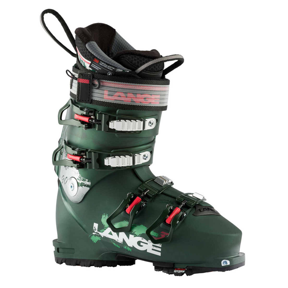 Lange Damen XT3 90 Freeridestiefel (Größe 36.5, oliv)