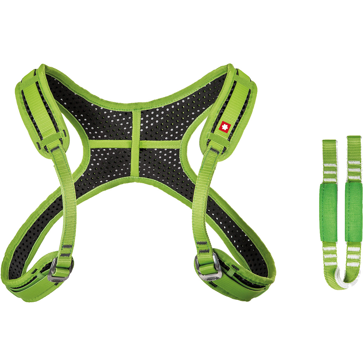 Ocun Webee Chest Lite +Tie-in Sling Brustgurtset (Größe ONE SIZE, gruen)