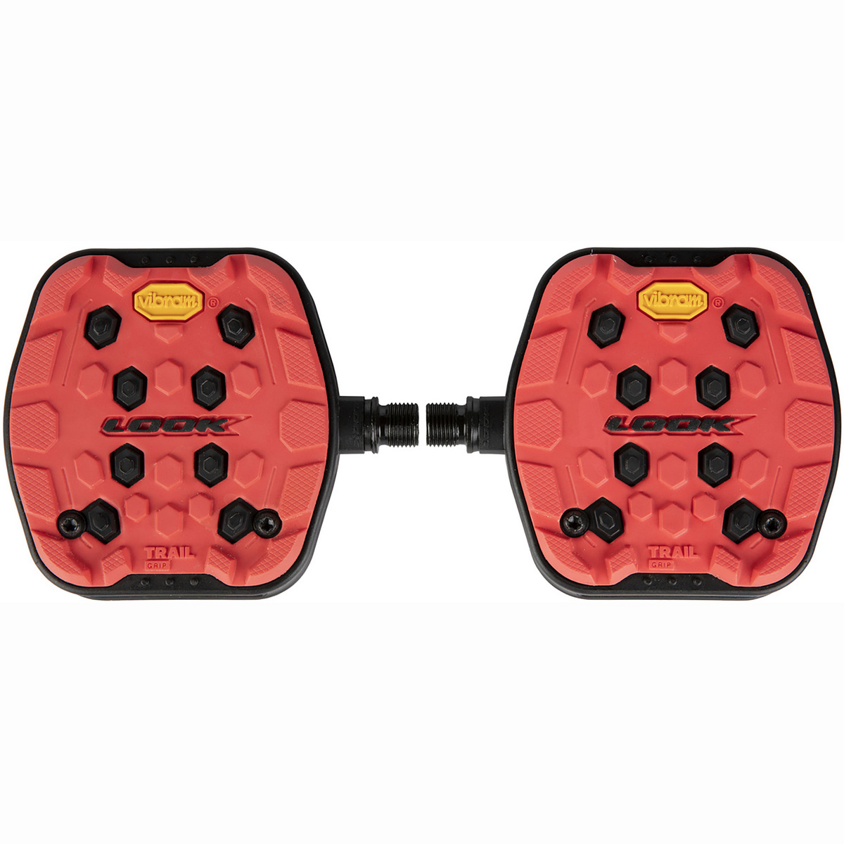 Look Pedali Trail Grip (Taglia ONE SIZE, Rosso)