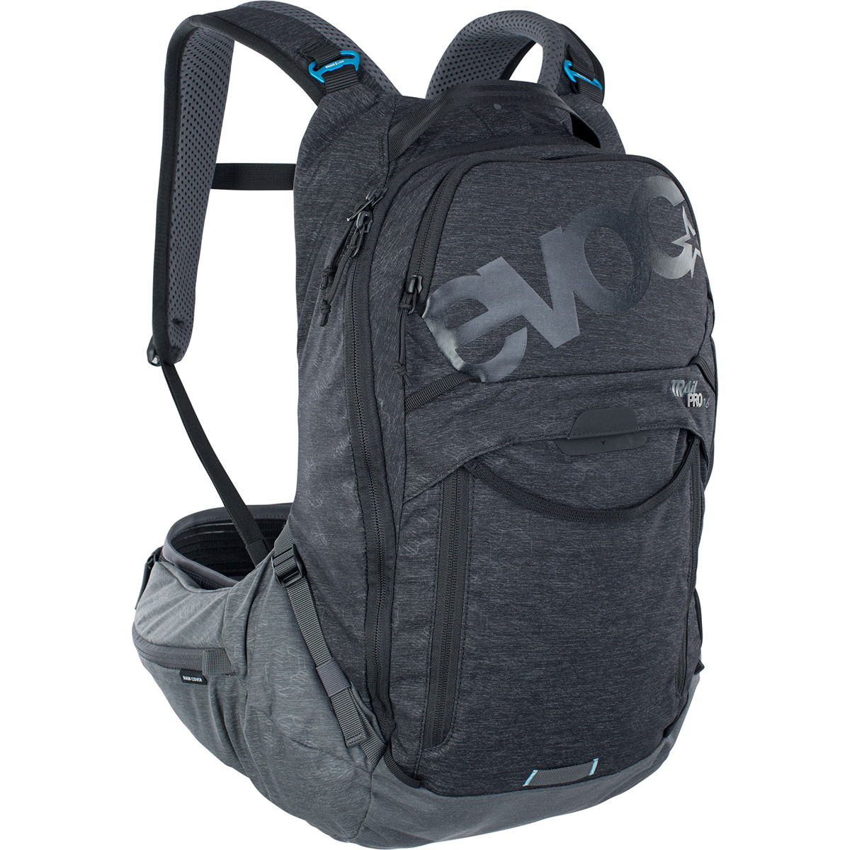 Evoc Trail Pro 16 Rucksack (Größe 16L | S-M, schwarz)