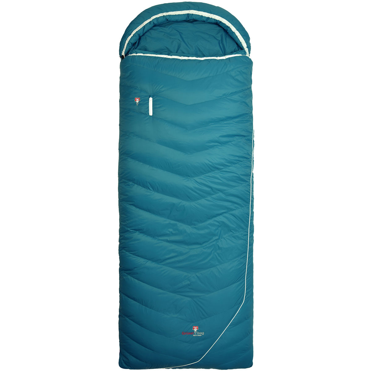 Grüezi Bag Biopod DownWool Subzero Comfort Schlafsack (Größe max. 190cm , tuerkis)