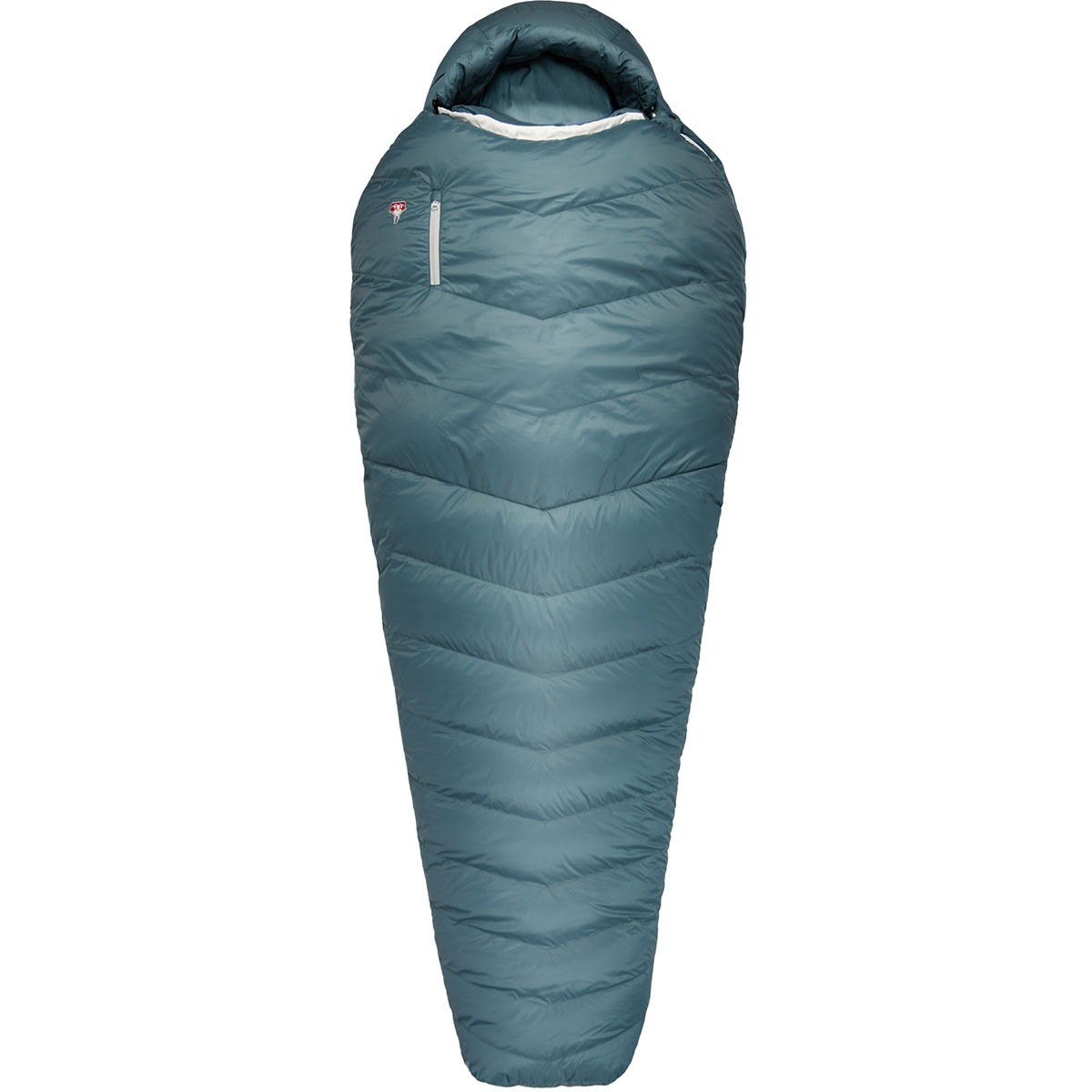 Grüezi Bag Biopod Down Hybrid Ice Cold 180 Schlafsack (Größe max. 180cm, blau)