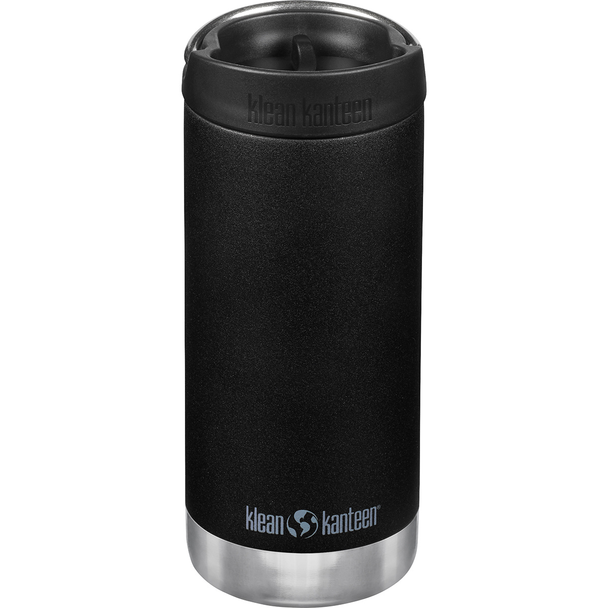 Klean Kanteen Bicchiere TK Wide VI Café Cap (Taglia 473ml, Nero)