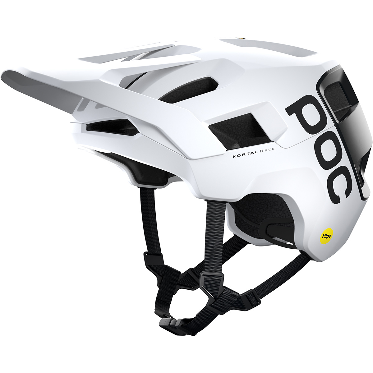 POC Kortal Race MIPS Fahrradhelm (Größe 51-54CM, weiss)