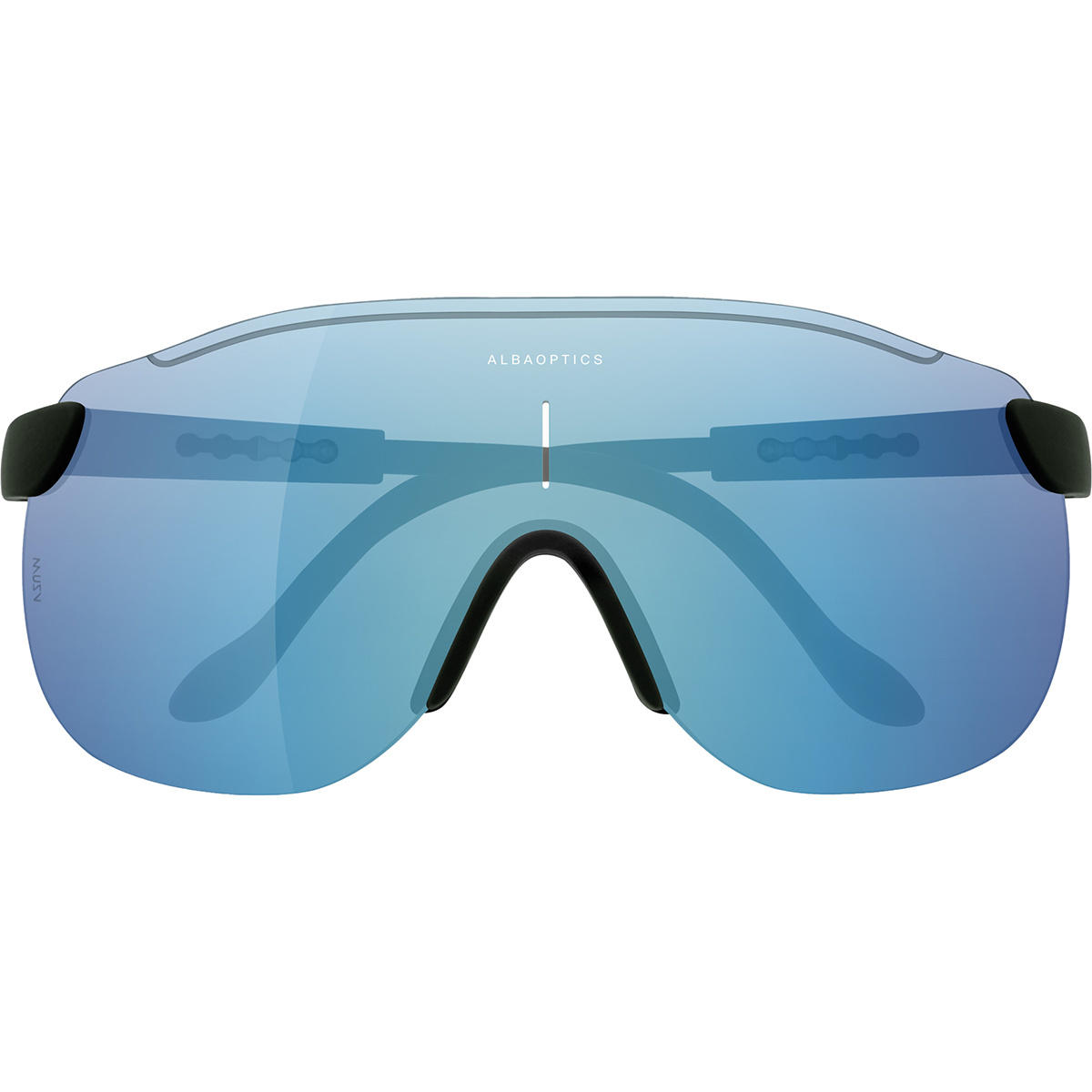 Alba Optics Stratos Sportbrille (Größe One Size, schwarz)
