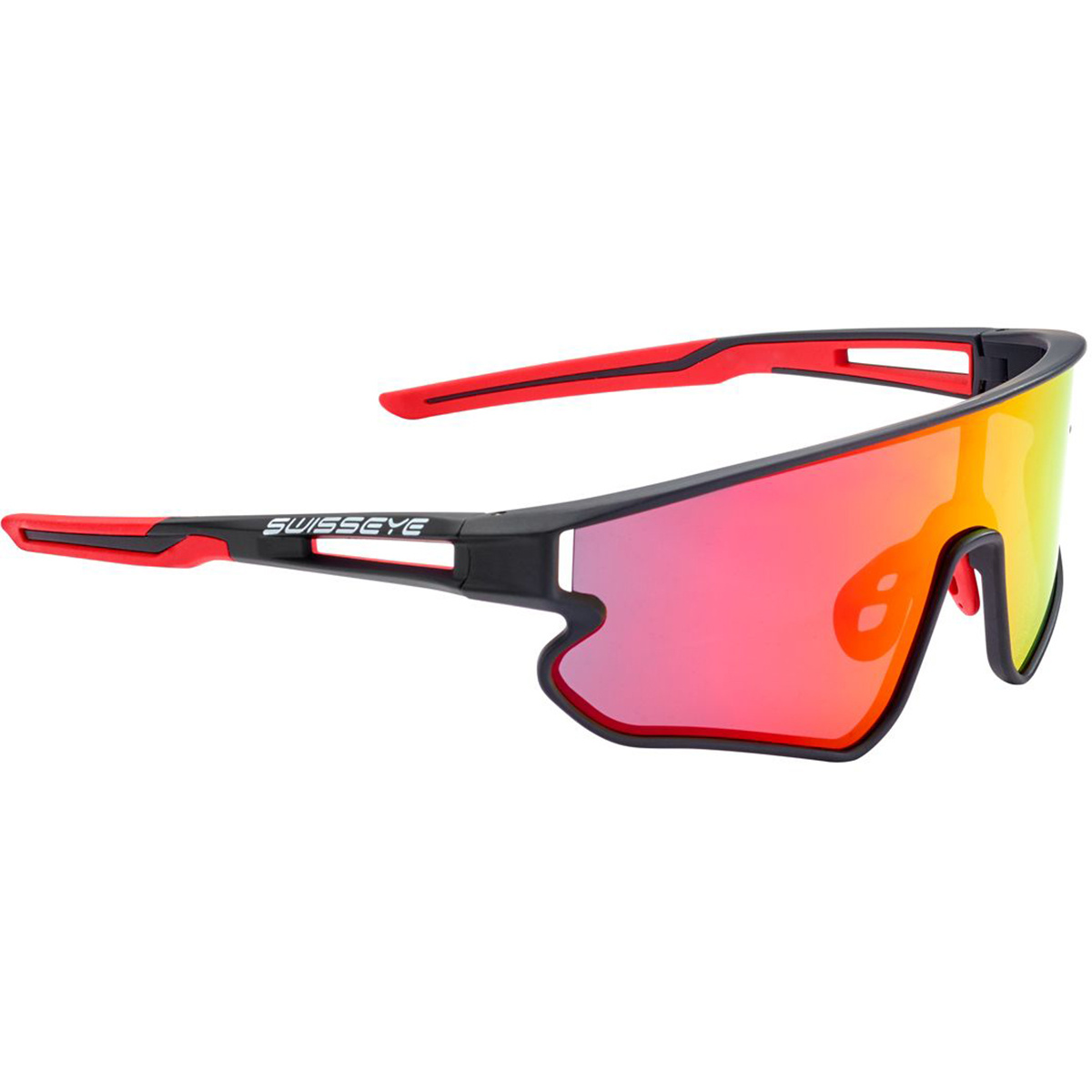 Swiss Eye Occhiali sportivi Hurricane (Taglia One Size, Nero)