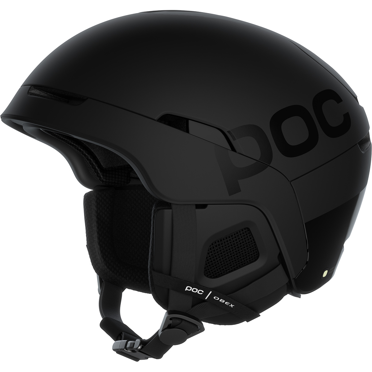 POC Casco da sci Obex BC MIPS (Taglia 59-62CM, Nero)