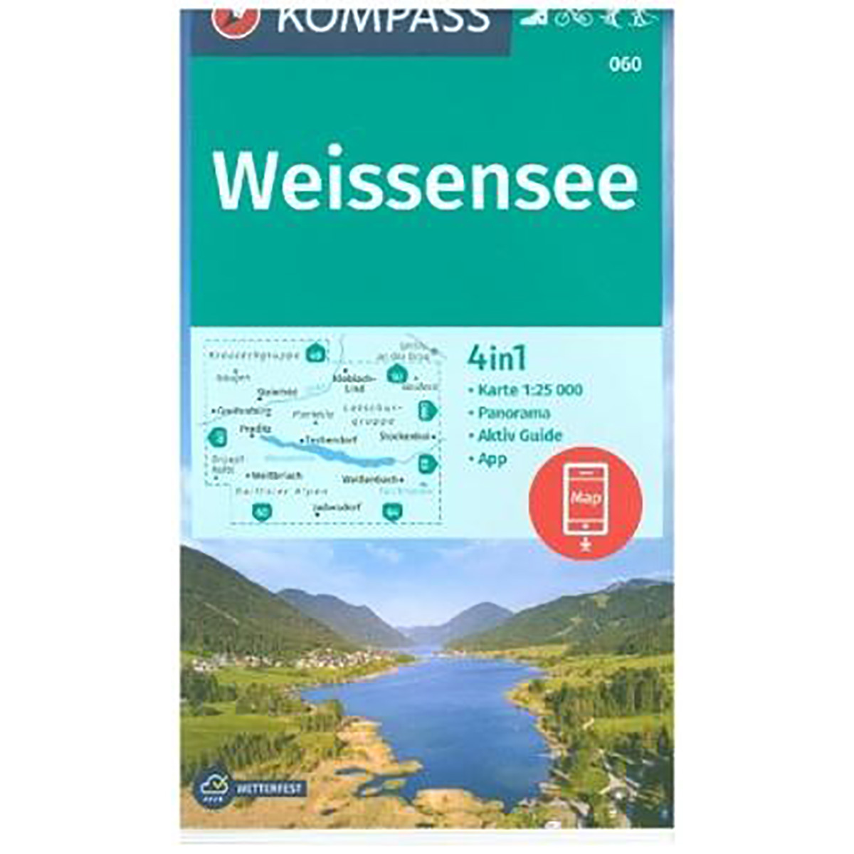Image of Kompass Verlag WK 060 Weissensee