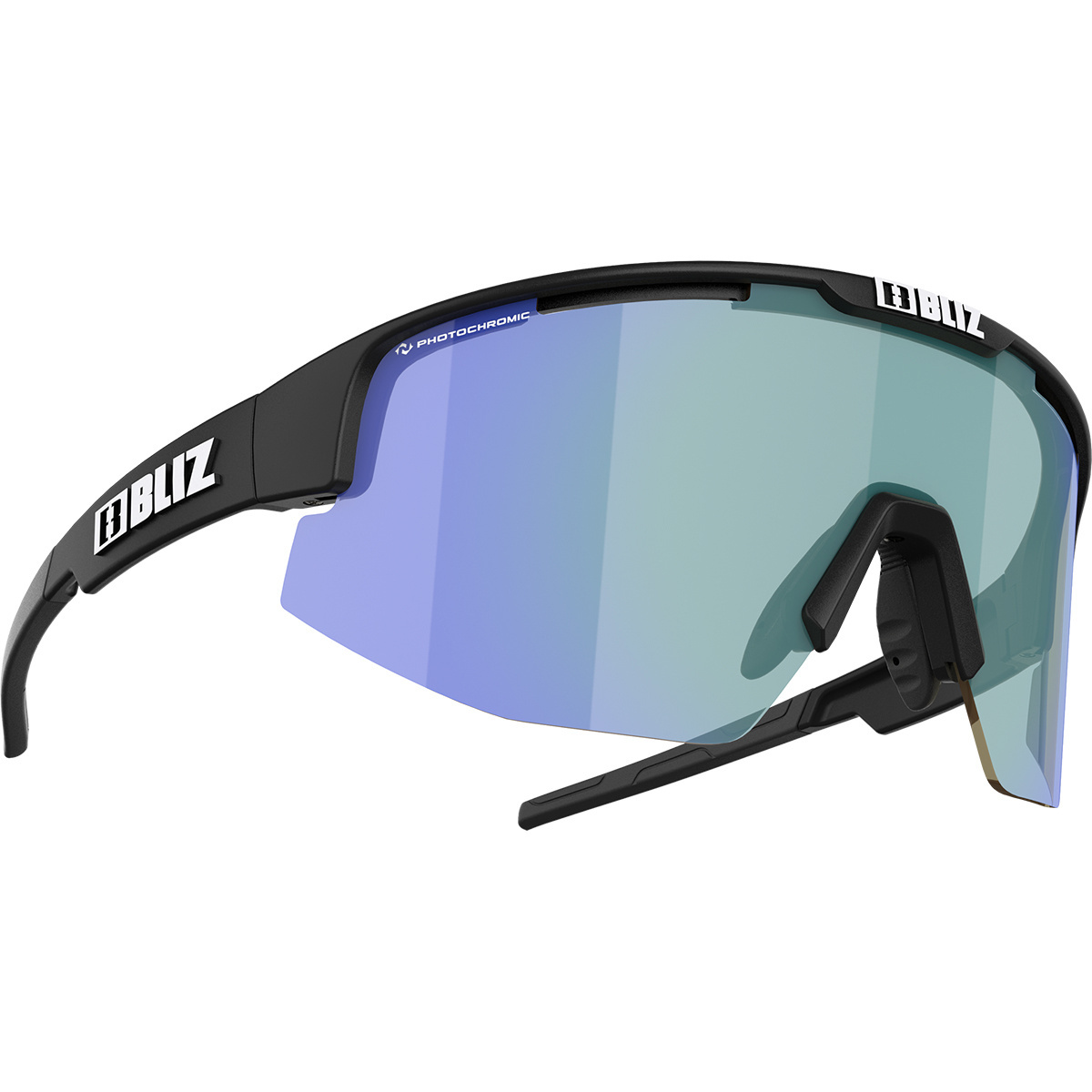 Bliz Matrix Photochromic Sportbrille (Größe One Size, schwarz)