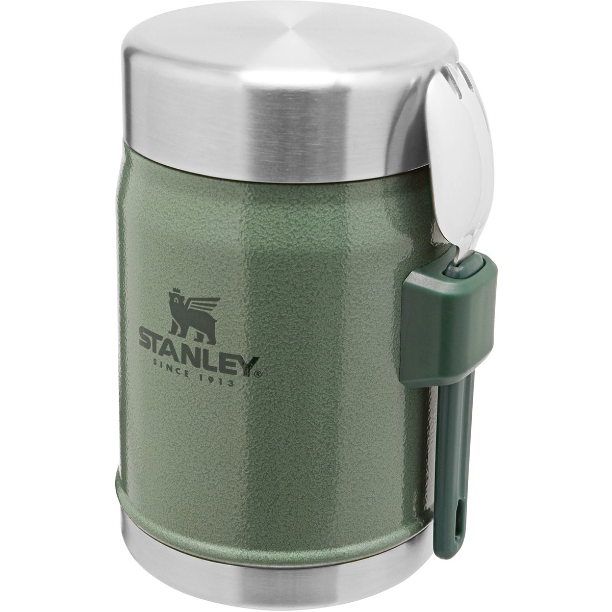 Stanley Contenitore + forchetta Classic Food (Taglia 0.41L, Verde)