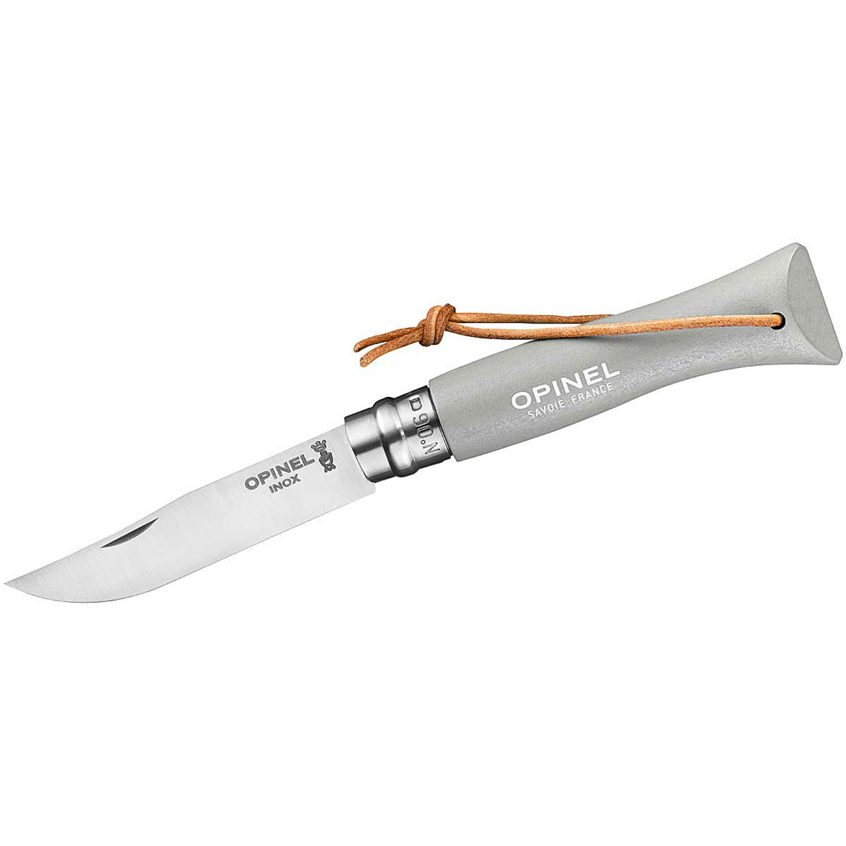 Opinel Coltello tascabile No 06 Colorama (Taglia One Size, Grigio)