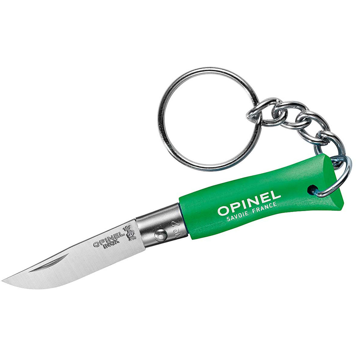 Opinel Couteau de poche No 02 Colorama (taille One Size, Vert)