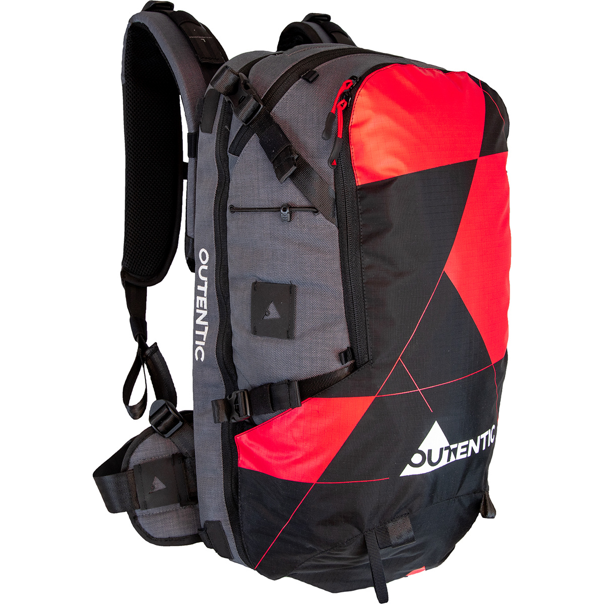 Outentic Sac à dos Bergfexx 23L (taille 23L, Noir)