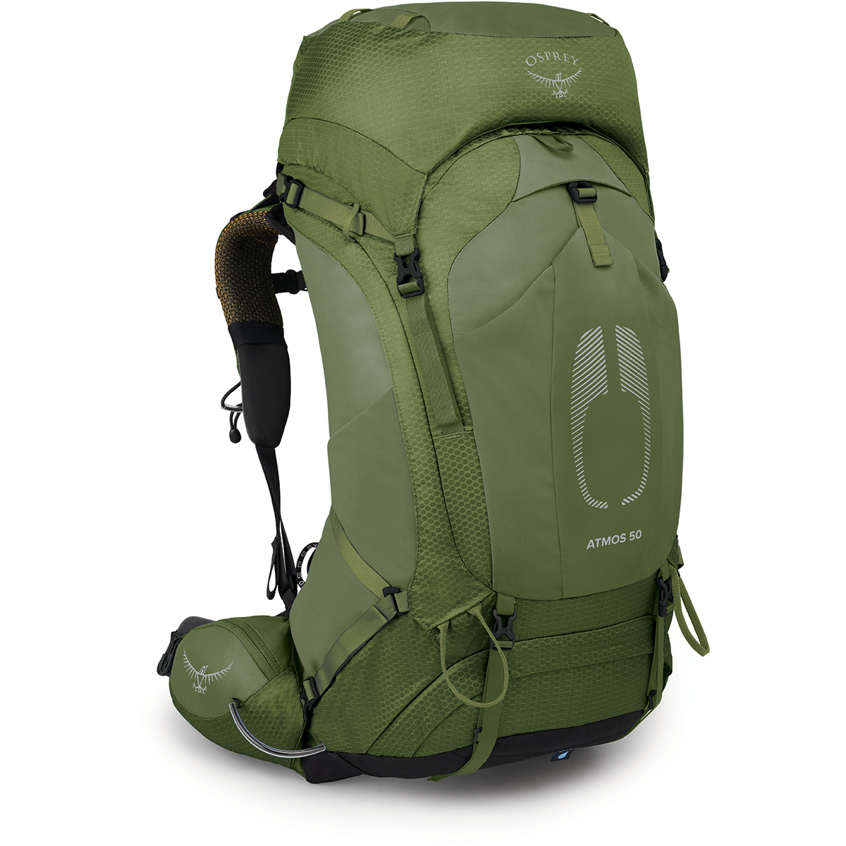 Osprey Homme Sac à dos Atmos AG 50 (taille 50L | S-M, Vert)