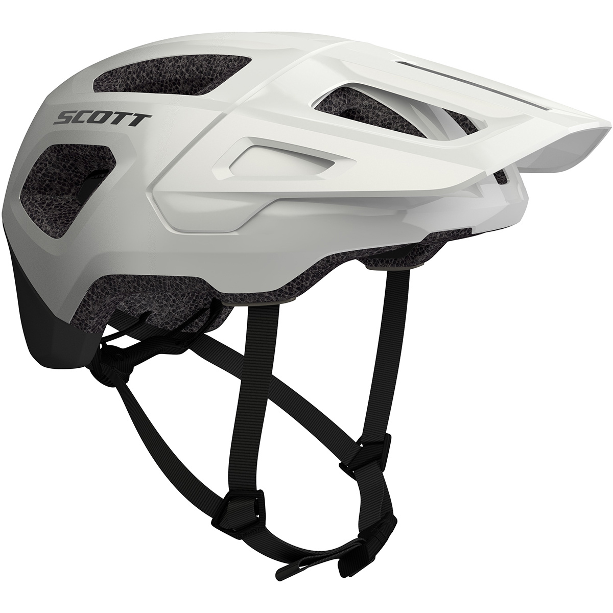 Scott Kinder Argo Plus Jr Fahrradhelm (Größe 49-53CM, weiss)