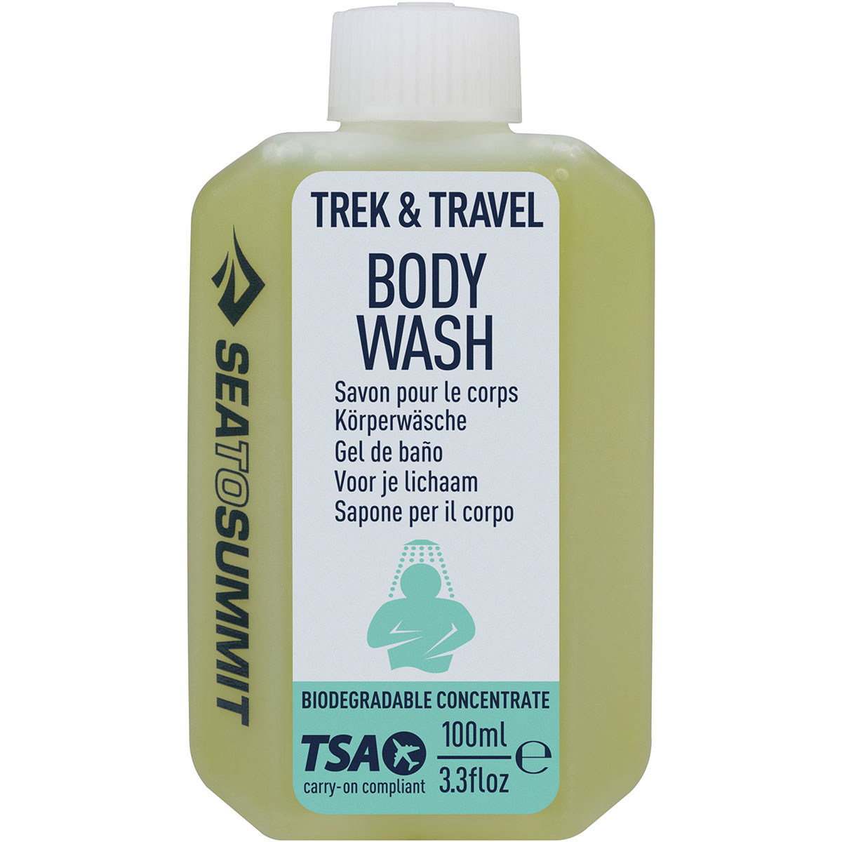 Sea to Summit Trek & Travel Liquid Body Wash (taille 100ML, Jaune)