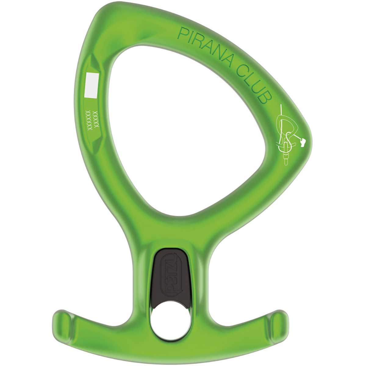 Petzl Descendeur Pirana Club (taille 13CM, green)