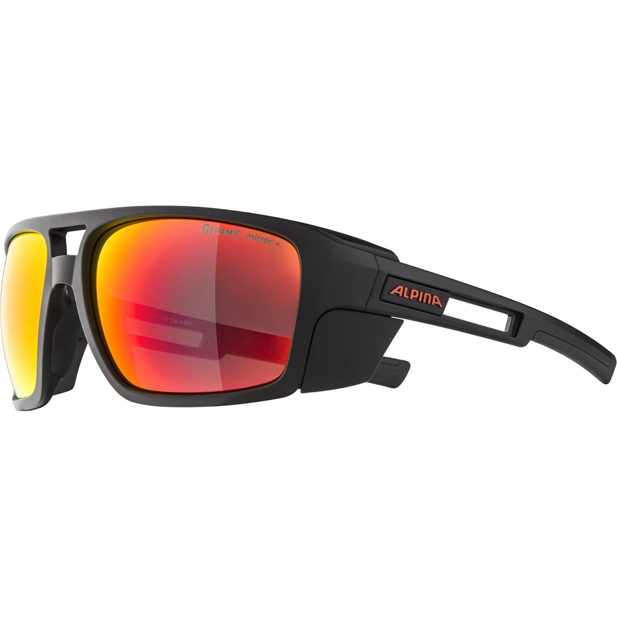 Alpina Skywalsh Gletscherbrille (Größe One Size, schwarz)