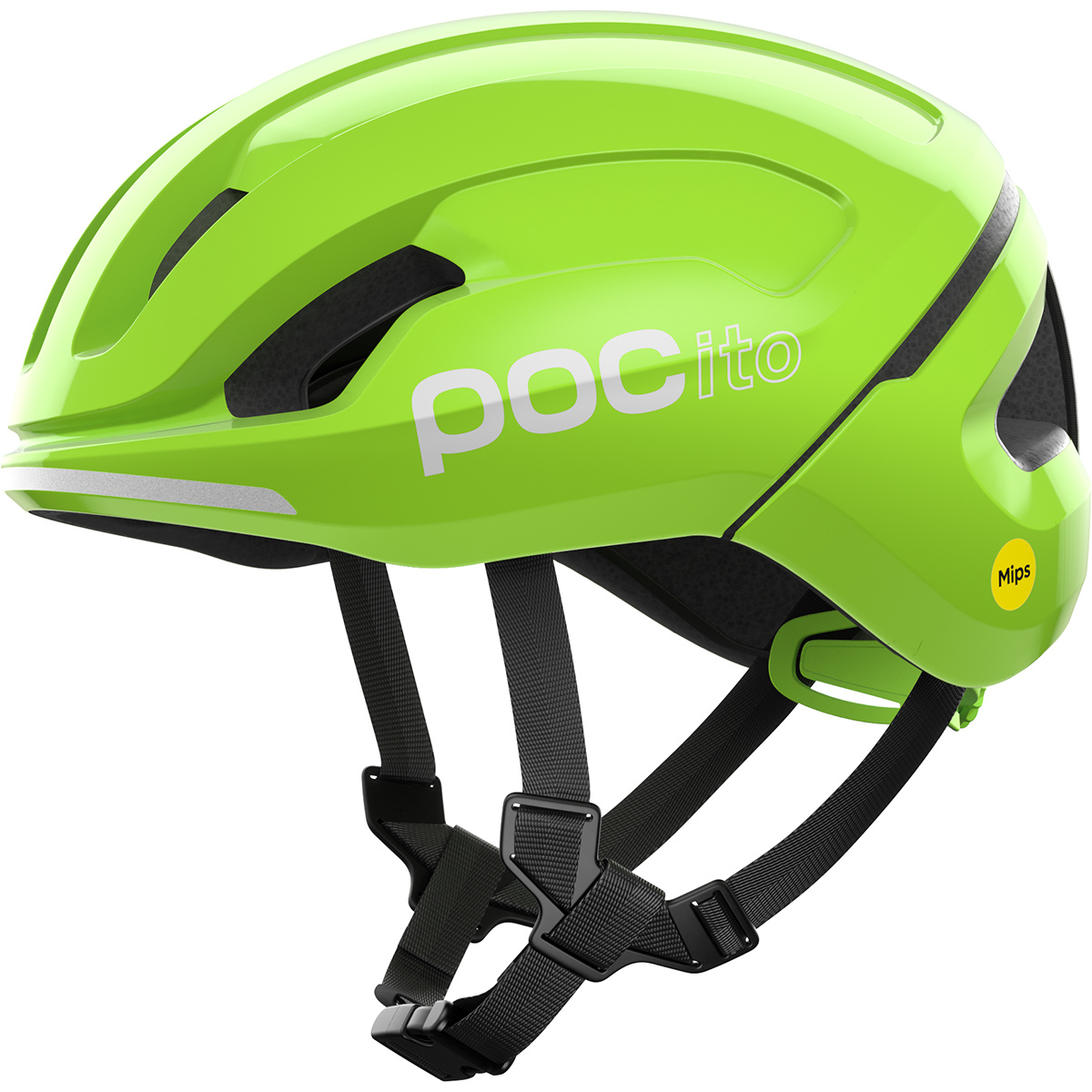 POC Enfants Casque de vélo POCito Omne MIPS (taille 48-52CM, Vert)