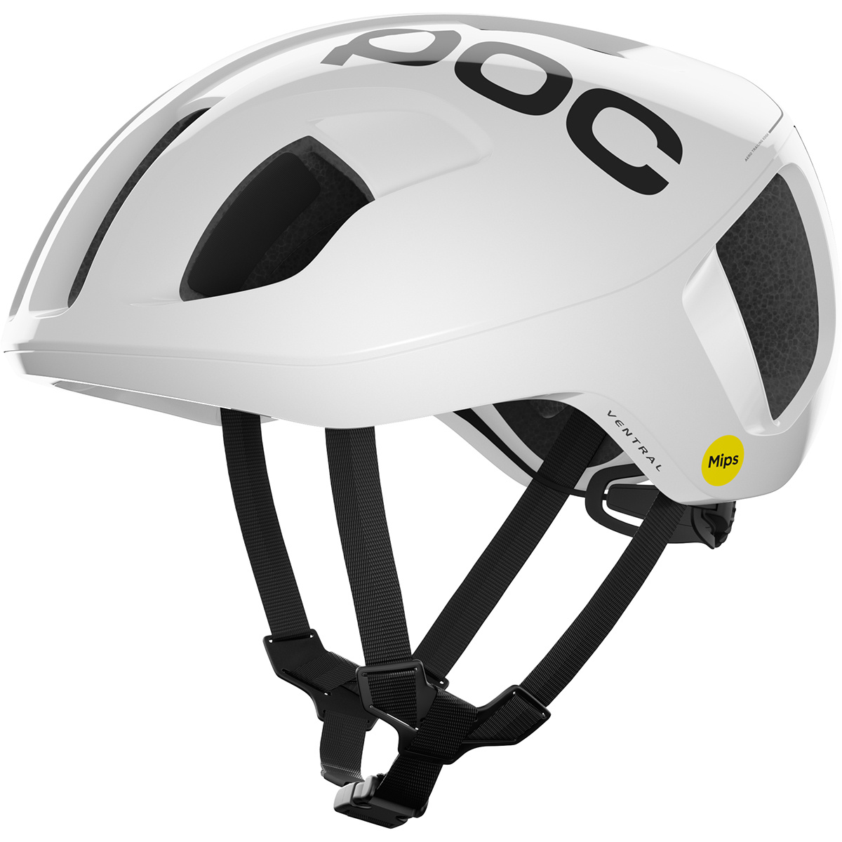 POC Casco da ciclismo Ventral MIPS (Taglia 54-59CM, Bianco)