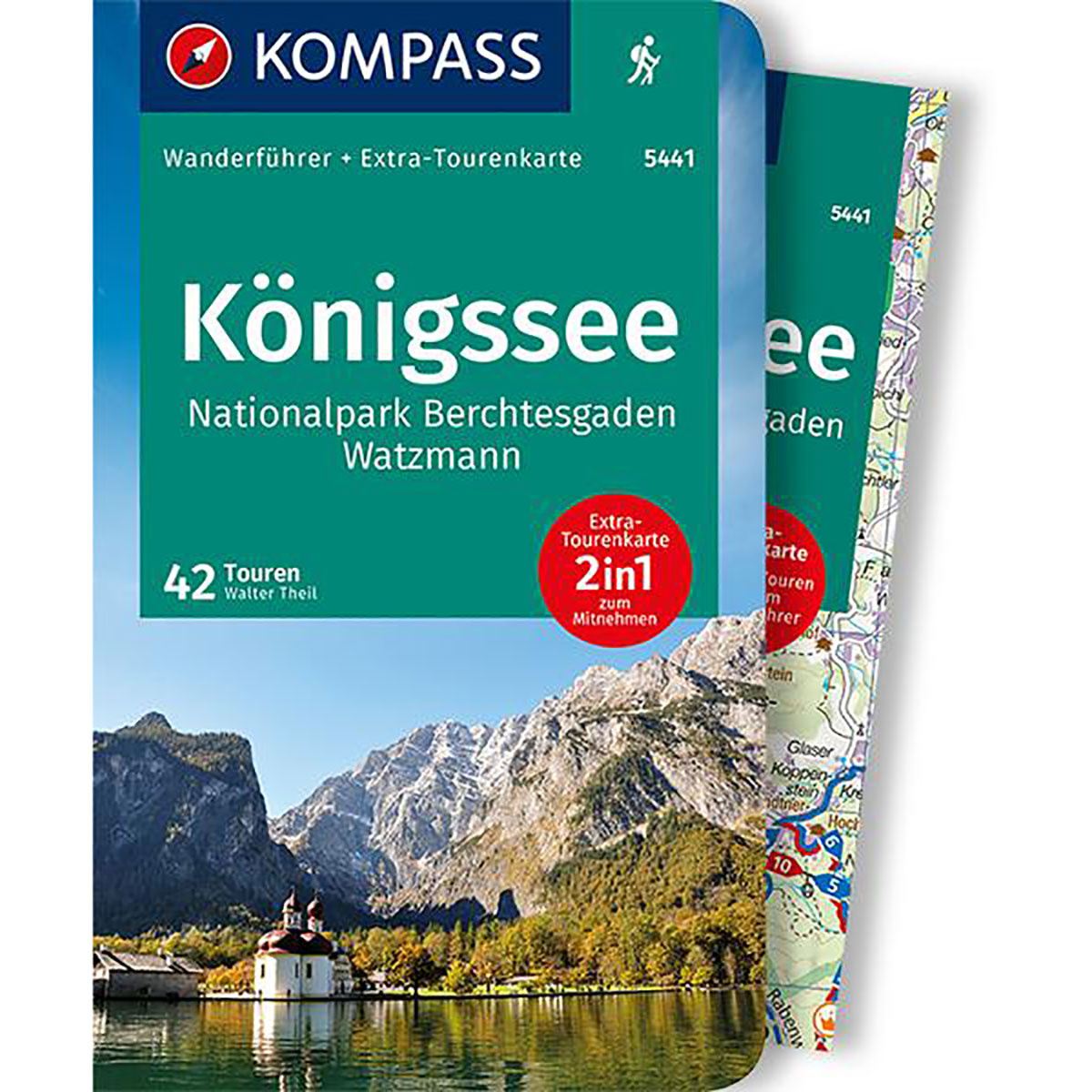 Image of Kompass Verlag Königssee, Np. Berchtesgaden 5441 Wanderführer