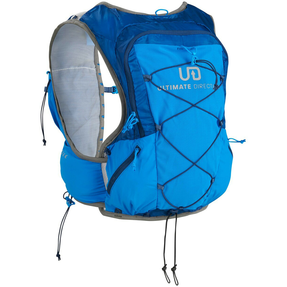 Ultimate Direction Homme Gilet de trail running Ultra Vest 6.0 (taille 10.3L | S, Bleu)