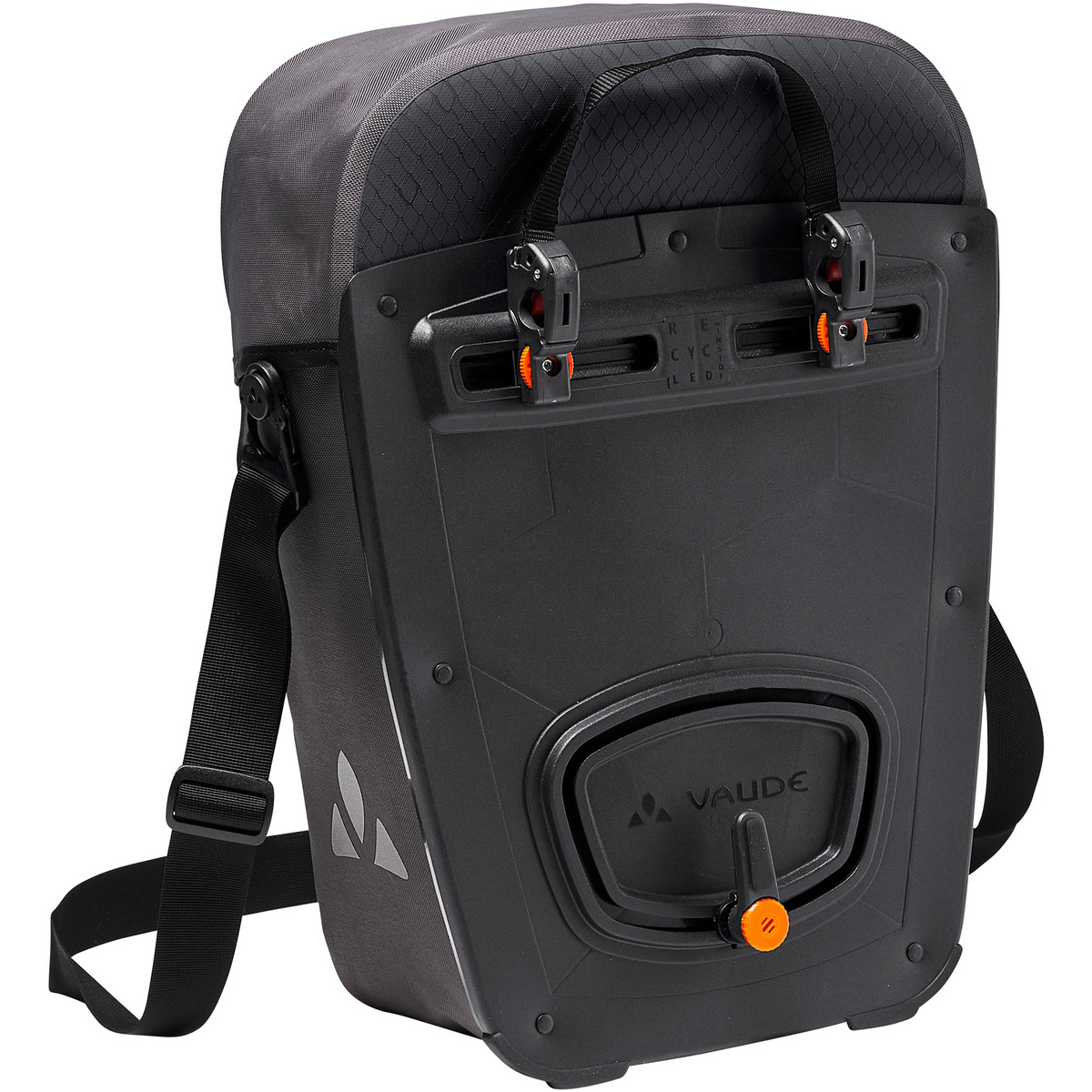 Vaude Borsa da bicicletta Aqua Commute Single (Taglia 24L, Nero)