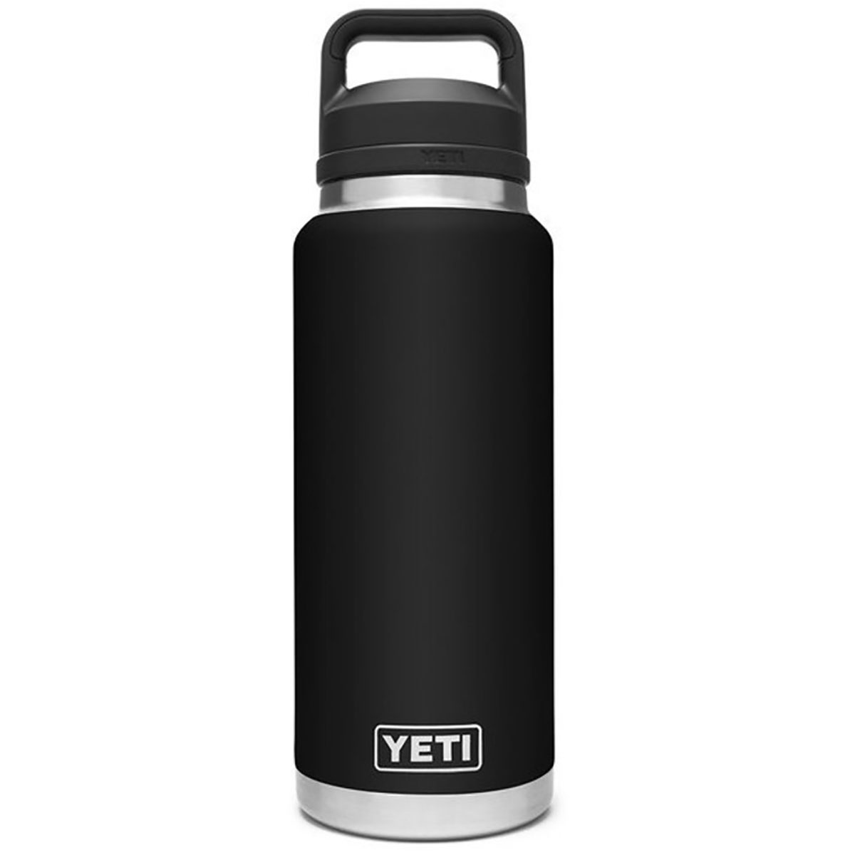 Yeti Coolers Rambler 36oz Chug Isolierflasche (Größe 1.07L, schwarz)