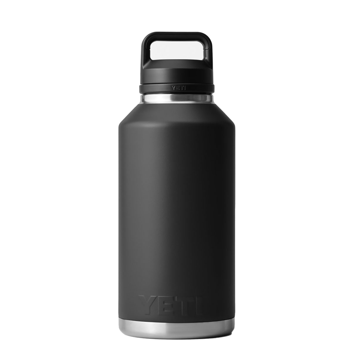 Yeti Coolers Rambler 64oz Chug Isolierflasche (Größe 1.90L, schwarz)