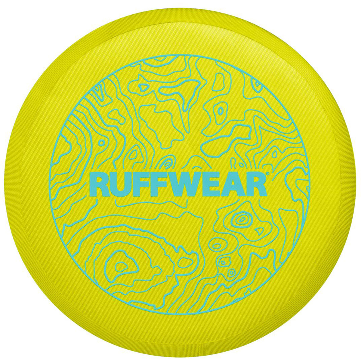 Ruffwear Camp Flyer Hundespielzeug (Größe One Size, gruen)