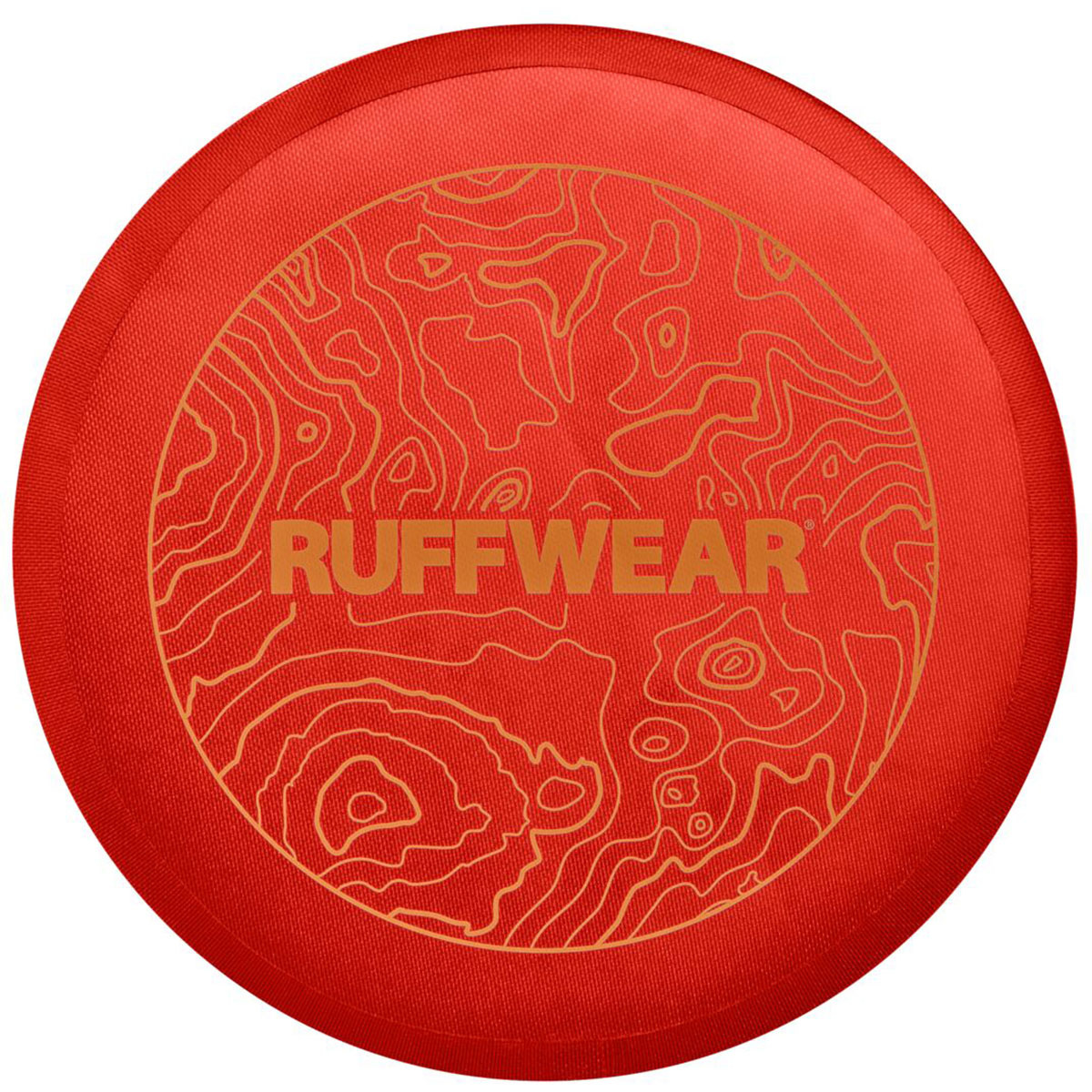 Ruffwear Camp Flyer Hundespielzeug (Größe One Size, rot)