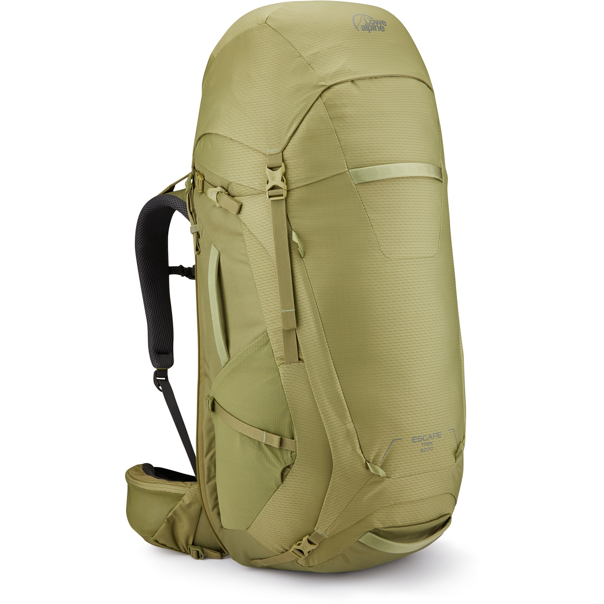 Lowe Alpine Uomo Zaino Escape Trek 60:70 (Taglia 70L | M-L, Verde)