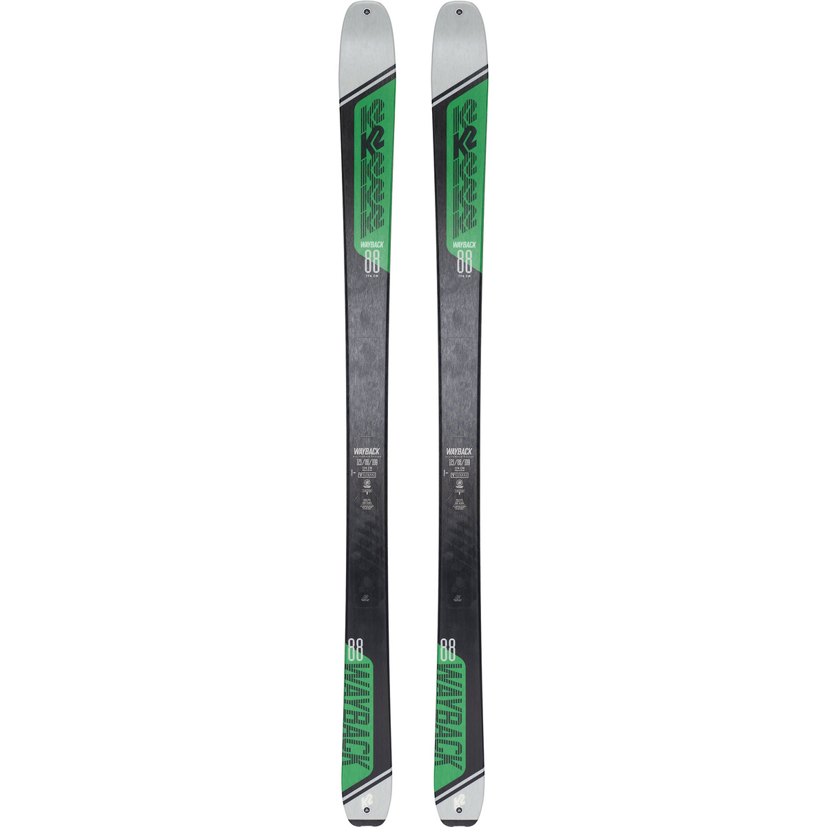 K2 Homme Ski de randonnée 22/23 Wayback 88 (taille 174cm)