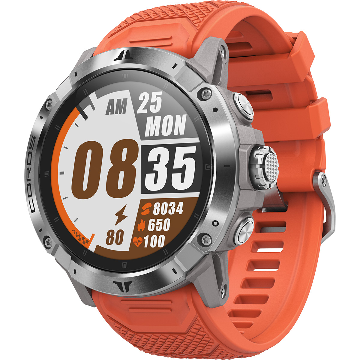 Coros Montre Vertix 2 Dual GPS (taille One Size, Orange)