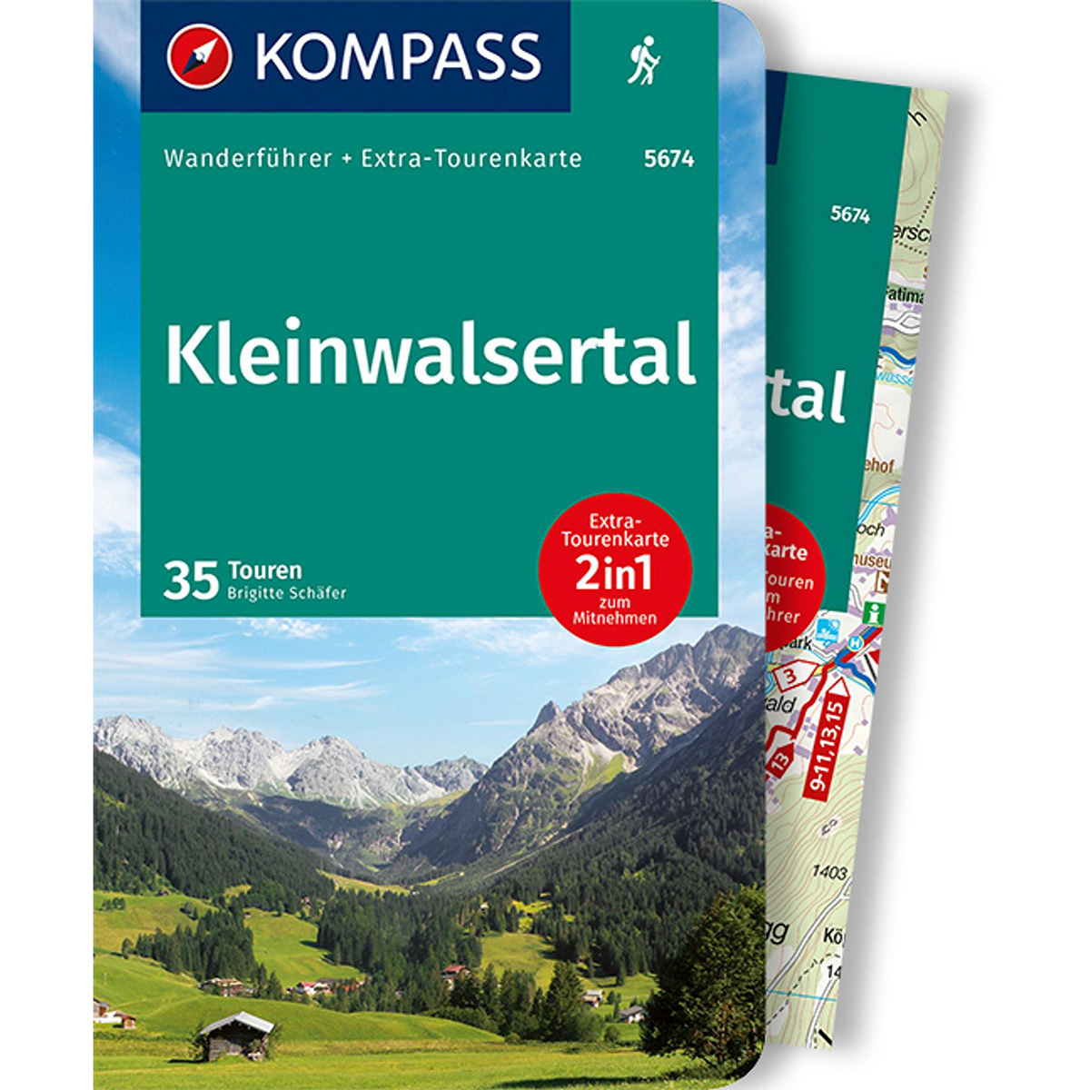 Kompass Verlag Kleinwalsertal 5674 Wanderführer (Größe One Size)