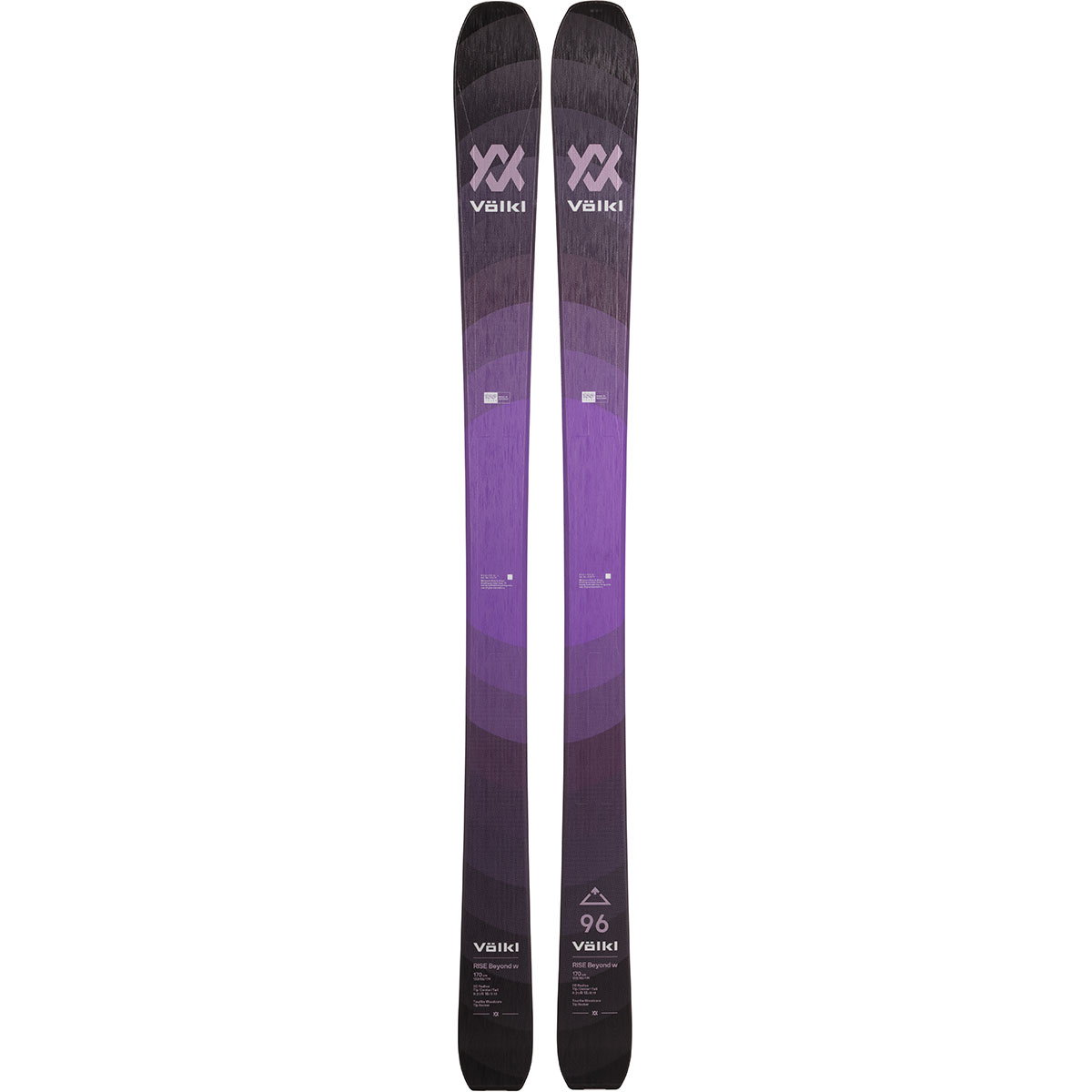 Völkl Femme Ski de randonnée 24/25 Rise Beyond 96 (taille 163cm, Violet)