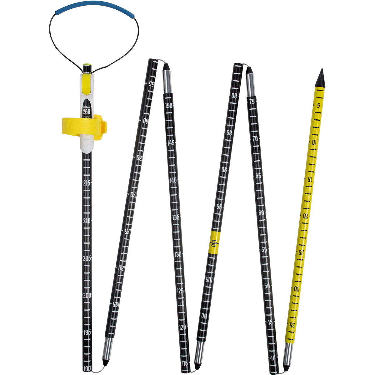 Pieps Sonde à avalanche Carbon 260 Pro (taille ONE SIZE, Noir)