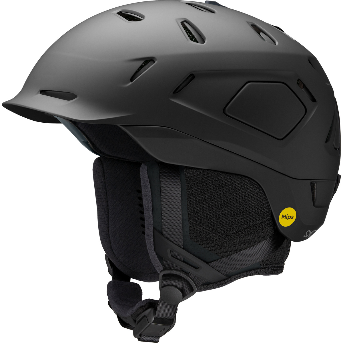 Smith Casco da sci Nexus MIPS (Taglia 51-55CM, Nero)